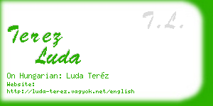 terez luda business card